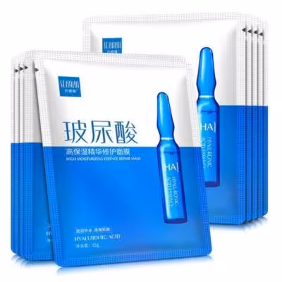 بسته 10 عددی ماسک ورقه ای صورت Senana مدل هیالورونیک اسید 25 گرمی