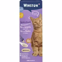 بستنی گربه وینستون طعم مرغ و ماهی 8 عددی