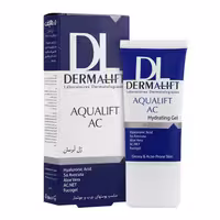 ژل آبرسان صورت درمالیفت مناسب پوست های چرب و جوش دار مدل Aqualift AC حجم 50 میل