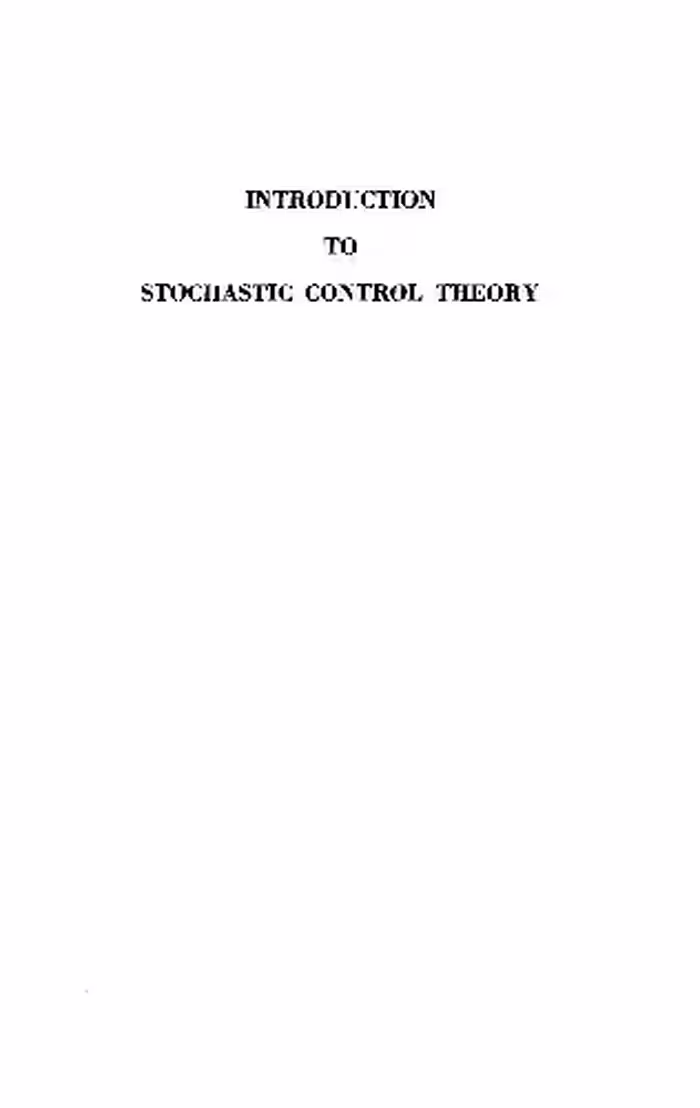 خرید و دانلود نسخه کامل کتاب Introduction to Stochastic Control Theory