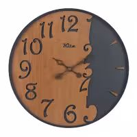 ساعت دیواری چوب و فلز کد CKn638um