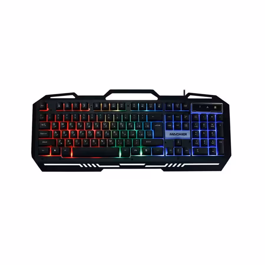 کیبورد باسیم گیمینگ مچر مدل MR-370 ا Macher