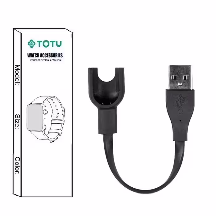 کابل شارژر توتو مدل MI-B02 مناسب برای مچ بند هوشمند شیائومی MI Band 2