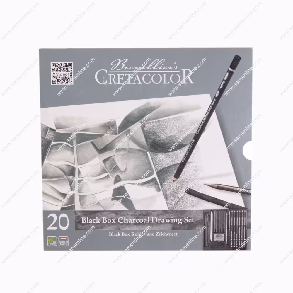 ست طراحی سیاه قلم کرتا کالر 20 تکه مدل 40030