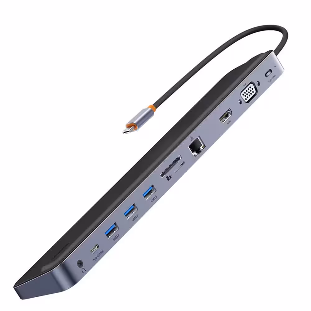 هاب تایپ سی 11 پورت بیسوس Baseus BS-OH060 WKSX030013