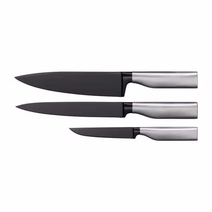 ست چاقو سه تیکه وی ام اف | WMF Ultimate Black 3-Piece Knife Set