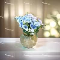 گلدان شیشه ای برکه