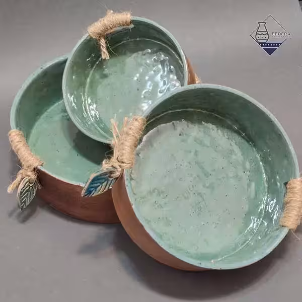 ست کاسه سه عددی برگ طرح دو