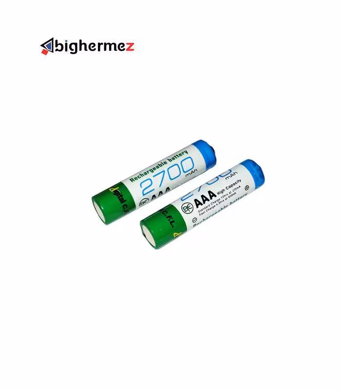 باطری نیم قلم شارژی  2تایی مدل CFL 2700