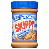  کره بادام زمینی اسکیپی سوپر چانک کم چربی و بدون گلوتنskippy (محصول آمریکا)