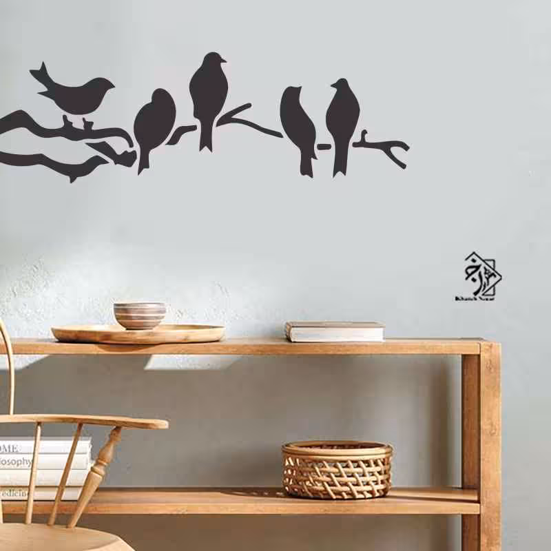 شابلون شاخه و پرنده کد 380