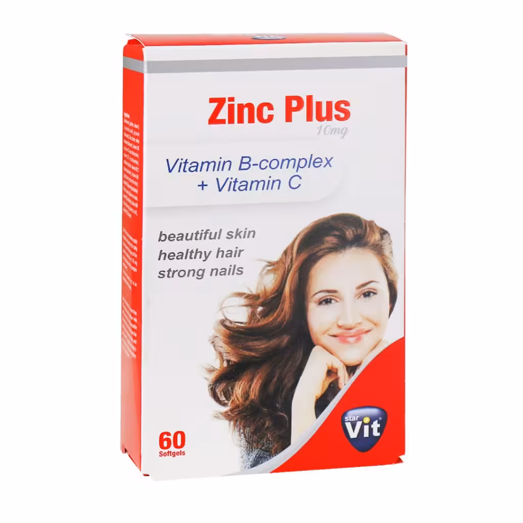 سافت ژل زینک پلاس 10 میلی گرمی استار ویت 60 عددی