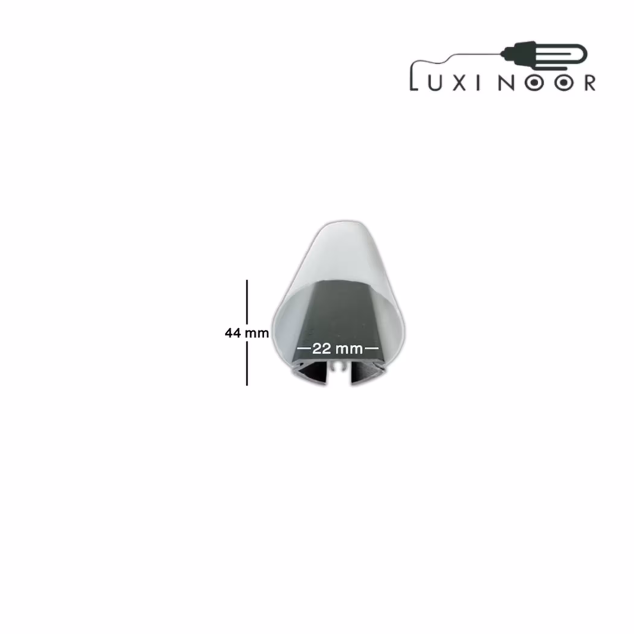 پروفیل چراغ خطی لاینر آویز دو لاین - کد 43