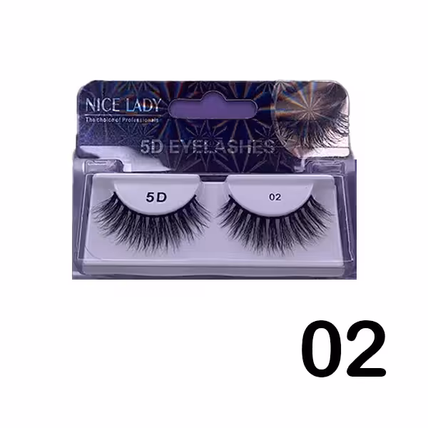 مژه 5 بعدی نایس لیدی شماره 02