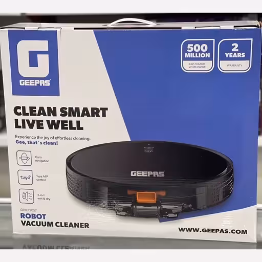 خرید جارو رباتیک GEEPAS مدل GRVC 19057 | Geepas Robotic Vacuum