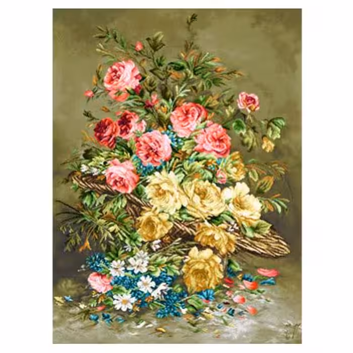 طرح گل وگلدان کد 25220