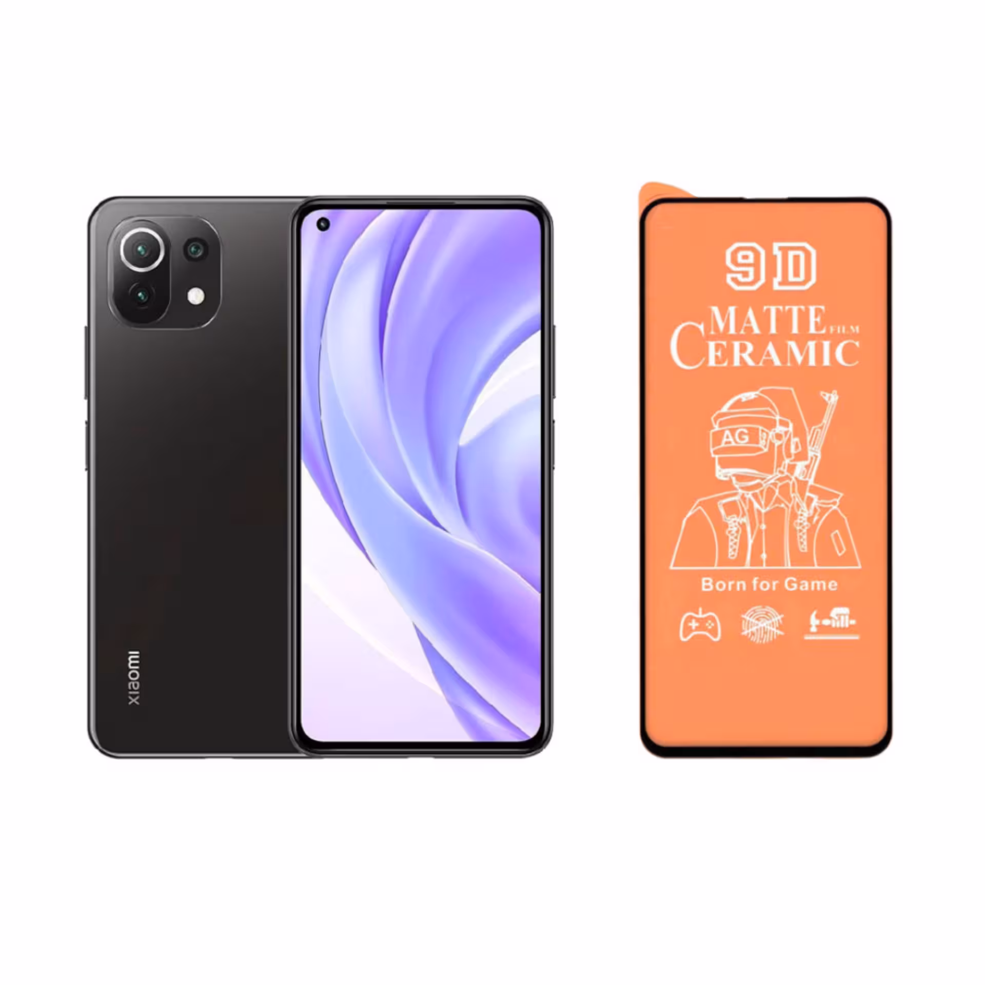 گلس سرامیکی مات مناسب برای شیائومی Xiaomi Mi 11 Lite ( mi11lite) 