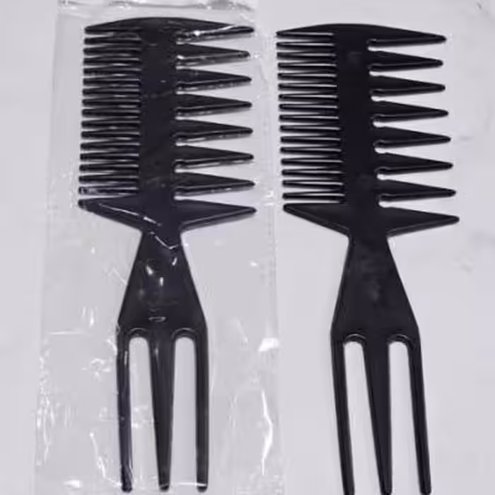 شانه مشکی 3شاخ 2طرفه