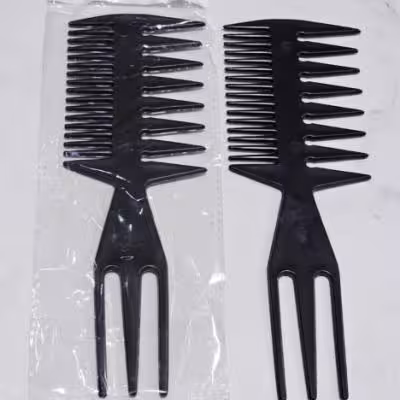 شانه مشکی 3شاخ 2طرفه