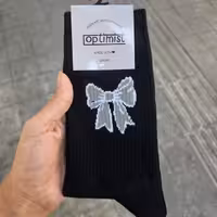 جوراب فانتزی طرح پاپیون کد 14