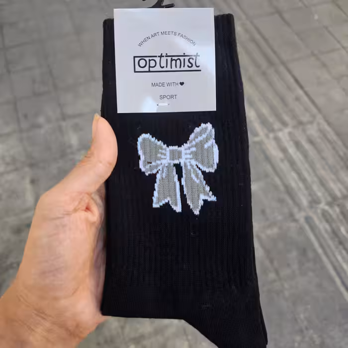 جوراب فانتزی طرح پاپیون کد 14