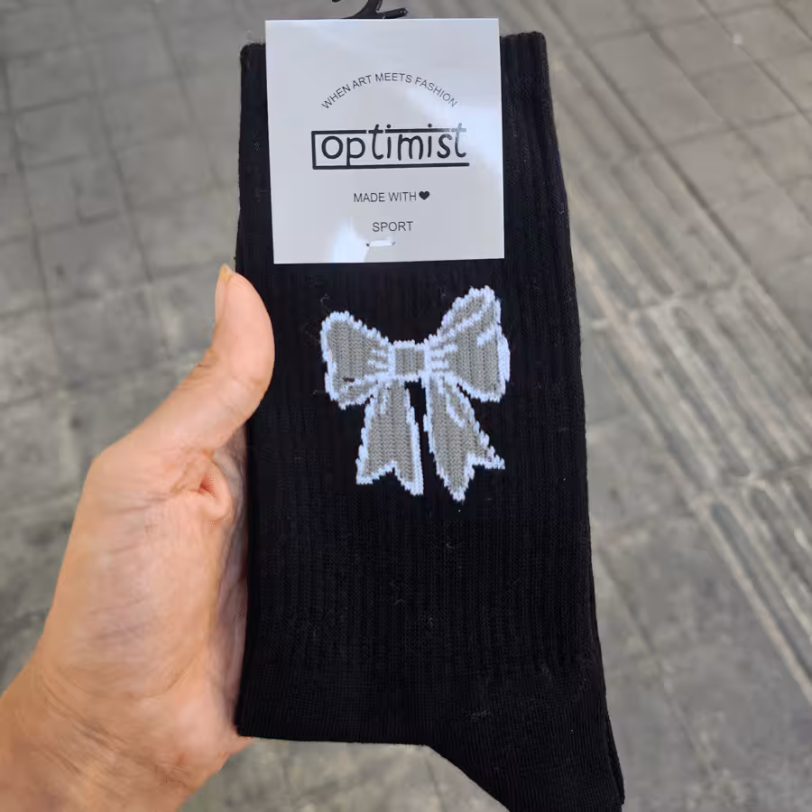 جوراب فانتزی طرح پاپیون کد 14