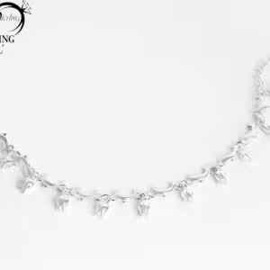 دستبند برند ژوپینگ دلفین و لاله کد:2922