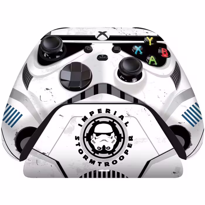 گیم پد بی سیم ایکس باکس و پایه شارژ ریزر مدل Razer Wireless Controller & Quick Charging Stand for XBOX – (Stormtrooper Limited Edition)