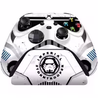 گیم پد بی سیم ایکس باکس و پایه شارژ ریزر مدل Razer Wireless Controller & Quick Charging Stand for XBOX – (Stormtrooper Limited Edition)