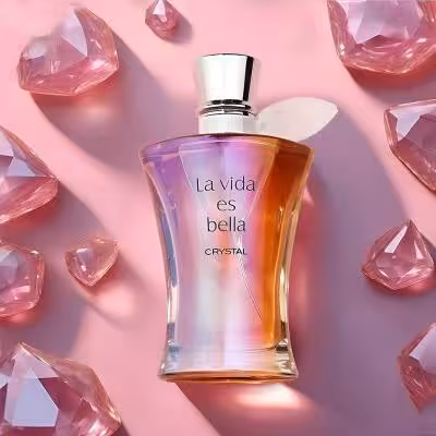 عطر 2025 جدید زنانه لانکوم لا ویه است بله سولیل کریستال فراگرنس ورد - اصل