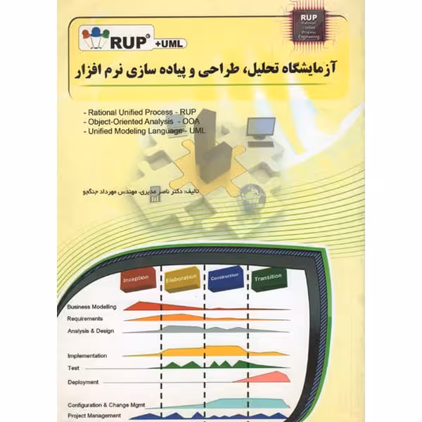 تاب آزمایشگاه تحلیل طراحی و پیاده سازی نرم افزار اثر دکتر ناصر مدیری و مهندس مهرداد جنگجو نشرمهرگان قلم چاپ 1-90