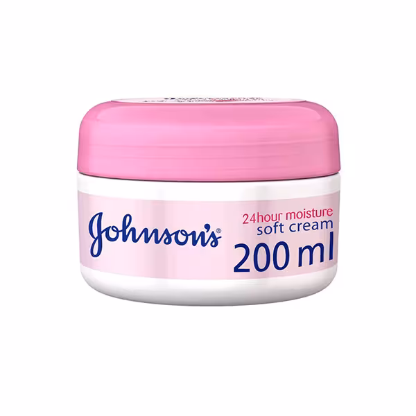 کرم مرطوب کننده دست و صورت جانسون حجم 200 میلی