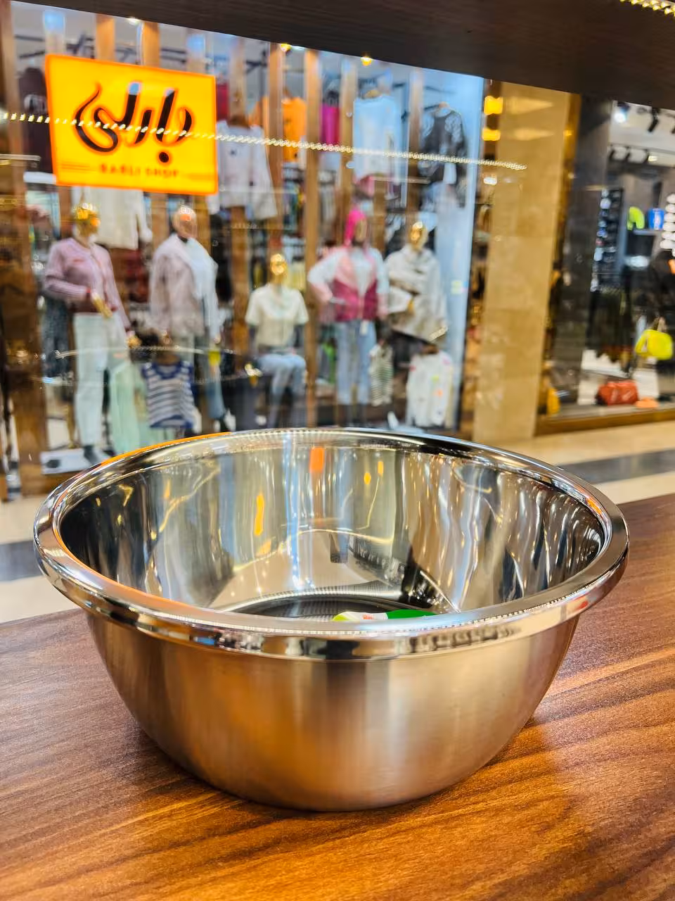 لگن گرد استیل رنگ ثابت و ضد زنگ وارداتی 5063-30