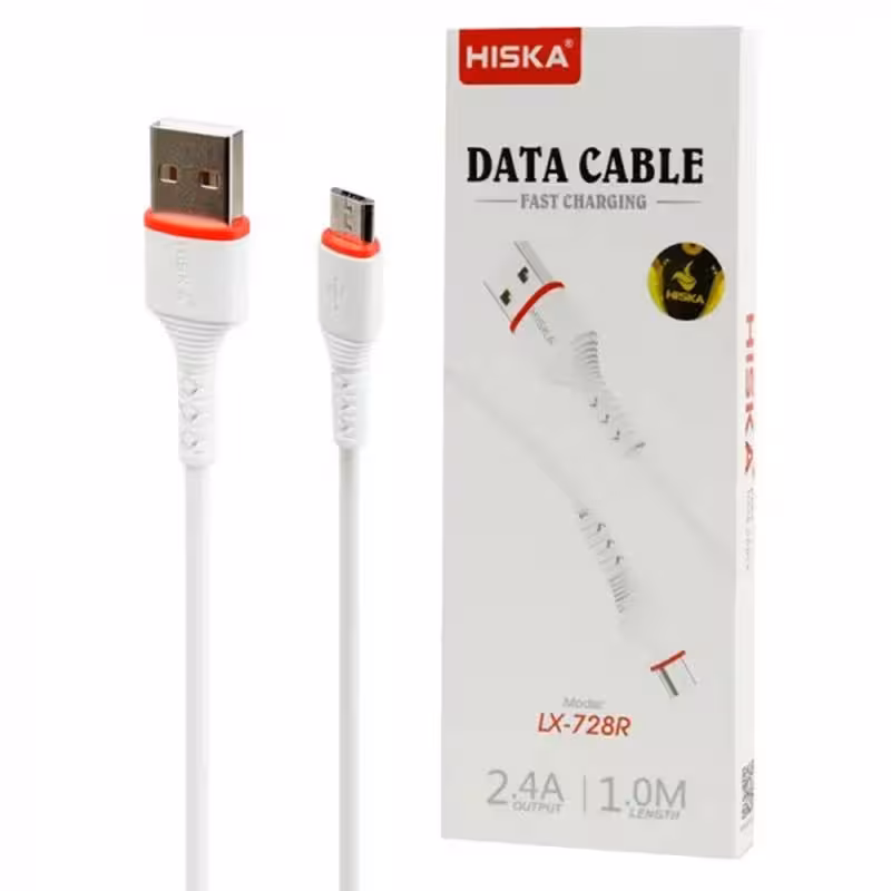 کابل میکرو هیسکا مدل HISKA LX-728R MICRO USB