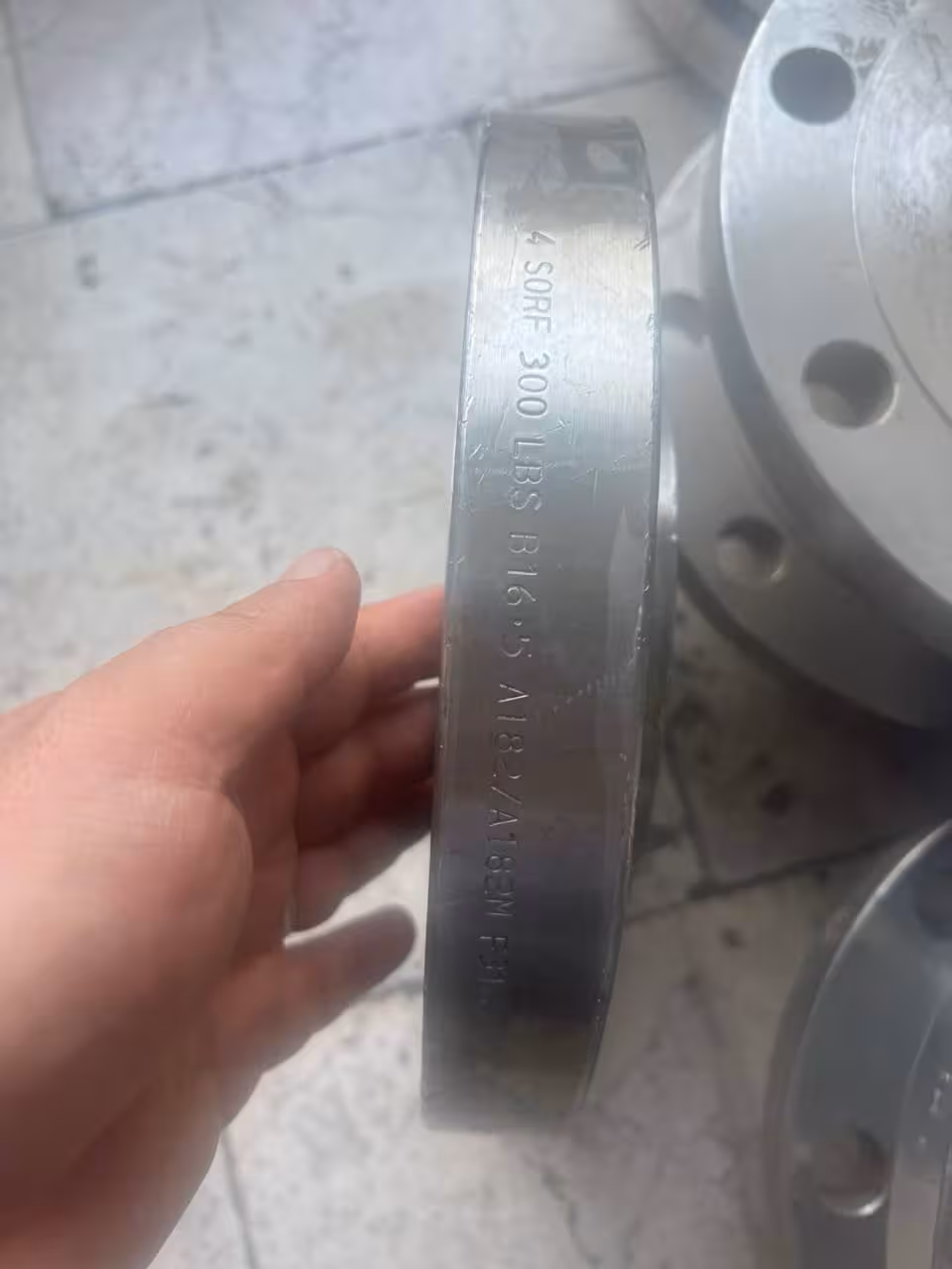 فلنج اسلیپ ان 4 اینج کلاس 300 ریس فیس SA 182F316/316L
