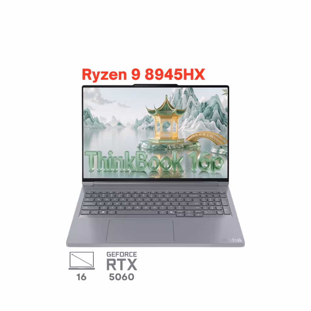 لپ تاپ لنوو تینک بوک 16p مدل Lenovo ThinkBook 16p Ryzen 9 8945HX RTX5060 32G 1T 2.5K 240Hz 2025 - پی بی 360