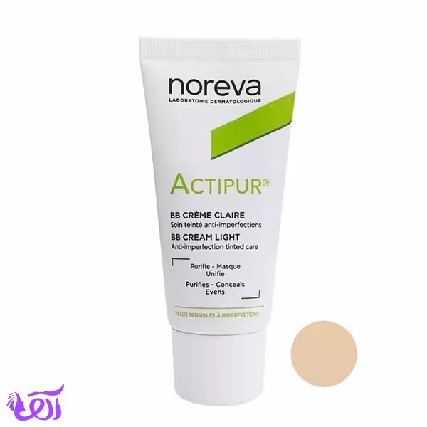 کرم پودر BB نوروا مدل اکتی پور رنگ لایت حجم 30ML