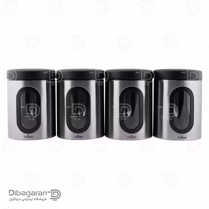 ست بانکه 4 عددی یونیک مدل استیل 1 کیلویی کد UN-5970