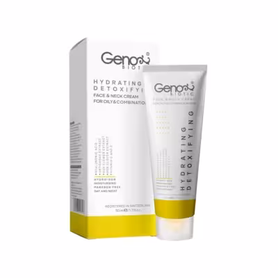 کرم رطوبت رسان ژنوبایوتیک صورت و گردن پوست های چرب و مختلط