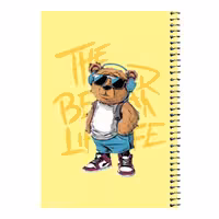 دفتر مشق 80 برگ اس جی مدل تدی هدفون