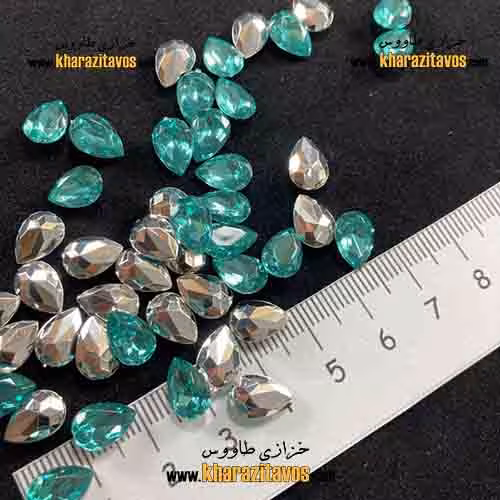 اشک پلاستیکی 7 در 10 ( سبز ایرانی ) بسته 50 عددی