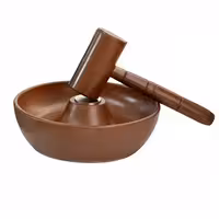 ظرف گردوشکن به همراه چکش طرح چوب کد698