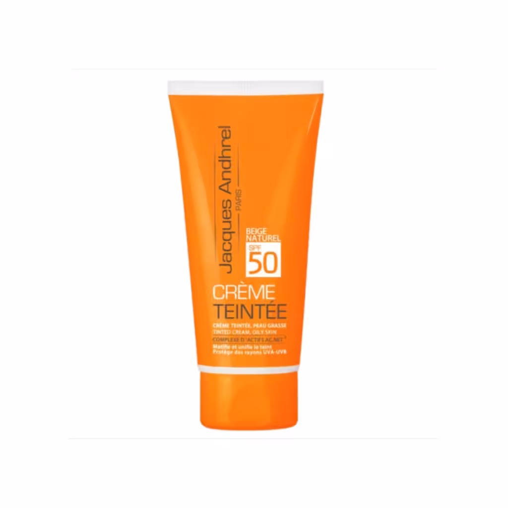 کرم ضد آفتاب SPF50 بی‌رنگ مناسب پوست چرب و مستعد آکنه (50میلی‌لیتر) (ژاک آندرل پاریس)
