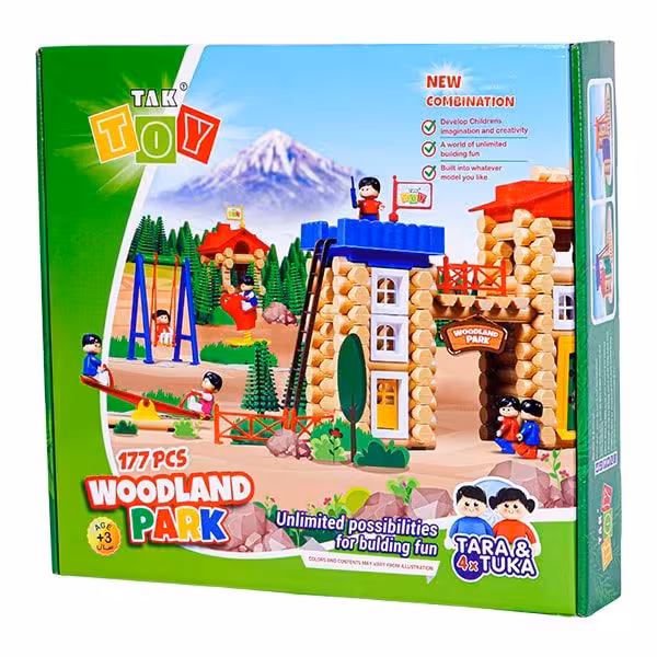 بازی ساختنی 177 تکه تک توی مدل Woodland Park