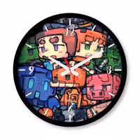 ساعت دیواری بزرگ راویتا طرح ماینکرافت - Minecraft کد 3698