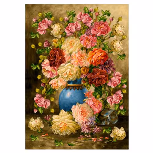 طرح گل وگلدان کد 25207