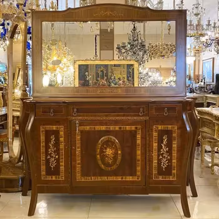 آینه و کنسول معرق کاری شیک