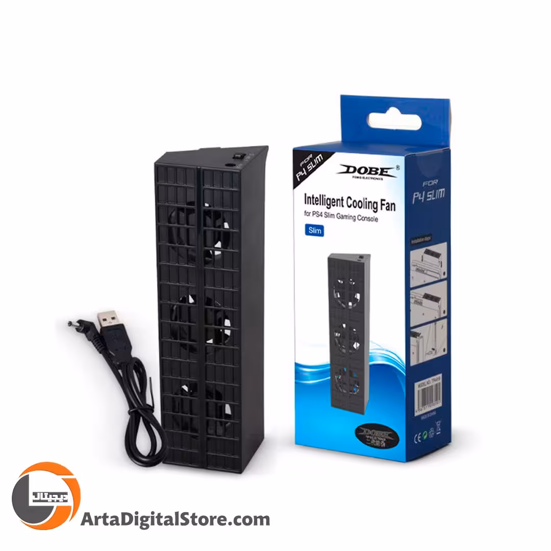 فن خنک کننده دابی Dobe TP4-819 Black مناسب PS4 Slim