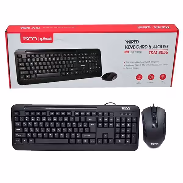 کیبورد و موس تسکو مدل TKM 8056