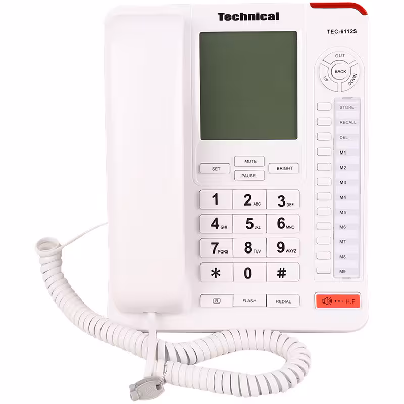 تلفن رومیزی تکنیکال مدل TEC-6112S